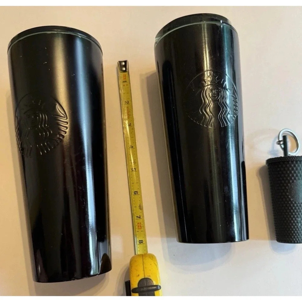 Starbucks Green Tumblers 16oz & 24oz‎ + Mini Keychain Cup Set – Collectible Lot